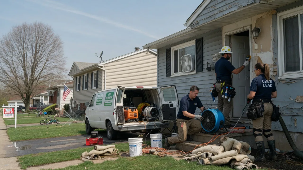Flood Cleanup in Emerson, NJ near me